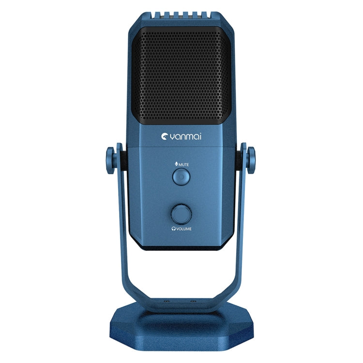 Microphone à condensateur de studio Yanmai SF-900 multifonction à quatre directivités avec support de bureau
