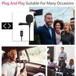 Microphone lavalier à condensateur à réduction de bruit intelligente YICHUANG YC-LM10 USB-C / Type-C, longueur du câble : 1,5 m, YC-LM10