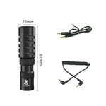 Microphone portable à réduction de bruit à port 3,5 mm YICHUANG YC-VM100