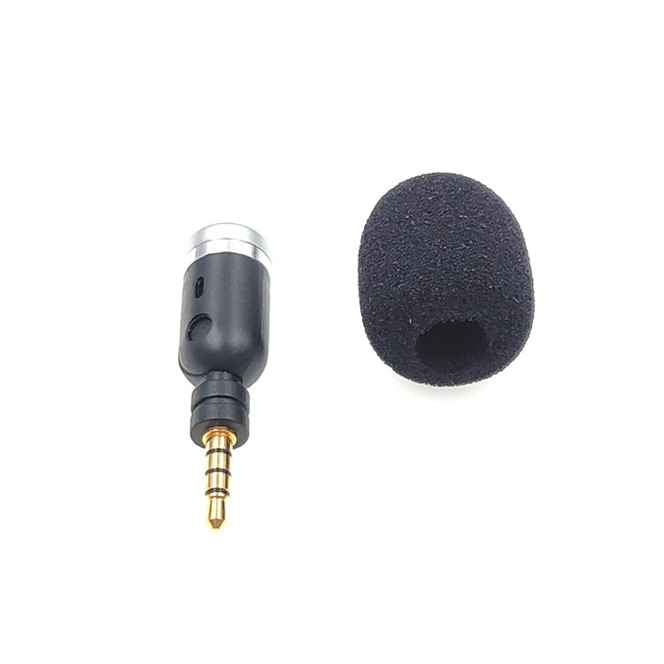 Microphone mini pliable pour téléphone mobile, tablette, ordinateur portable MK-5, fiche plaquée or 3,5 mm à 4 niveaux