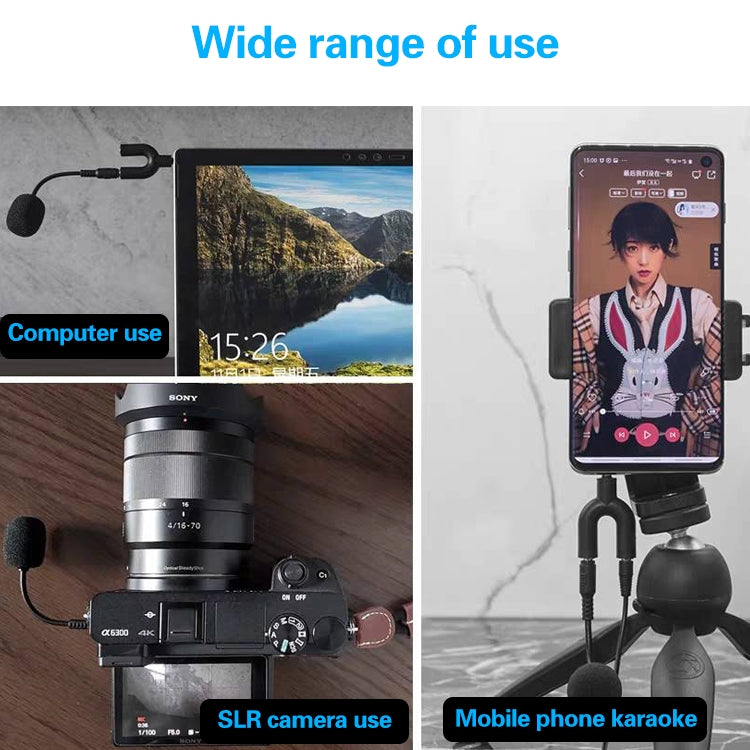 Microphone droit mono pour guide-interprète Bluetooth sans fil ZJ002MR-01, fiche 3,5 mm, mono