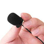 ZJ002MR Stéréo prise droite 3,5 mm Microphone filaire lavalier pour interprète sans fil, guide touristique, pare-soleil de voiture, longueur : 3 m, Stéréo 3,5 mm