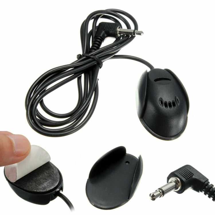 ZJ010MR Mono prise coudée 3,5 mm Microphone Bluetooth externe pour haut-parleur GPS de navigation voiture, longueur : 3 m, 3,5 mm