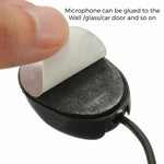 ZJ010MR Mono prise coudée 3,5 mm Microphone Bluetooth externe pour haut-parleur GPS de navigation voiture, longueur : 3 m, 3,5 mm