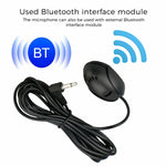 ZJ010MR Mono prise coudée 3,5 mm Microphone Bluetooth externe pour haut-parleur GPS de navigation voiture, longueur : 3 m, 3,5 mm
