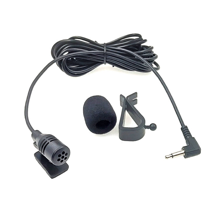ZJ015MR Mono prise coudée 2,5 mm Microphone externe pour DVD de navigation voiture, longueur : 3 m, Mono 2,5 mm prise coudée