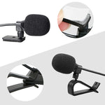 ZJ015MR Mono prise coudée 2,5 mm Microphone externe pour DVD de navigation voiture, longueur : 3 m, Mono 2,5 mm prise coudée