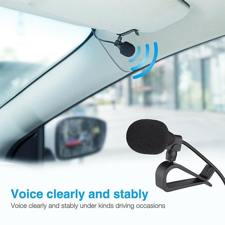 ZJ015MR Mono prise coudée 2,5 mm Microphone externe pour DVD de navigation voiture, longueur : 3 m, Mono 2,5 mm prise coudée