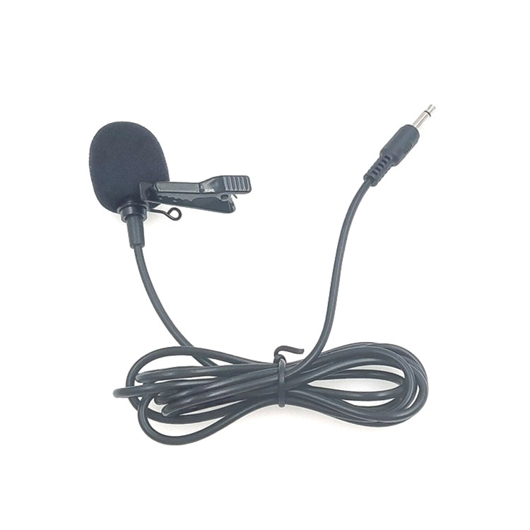 Microphone filaire lavalier mono ZJ031MR prise droite 2,5 mm pour guide touristique, longueur : 1,5 m, 2,5 mm