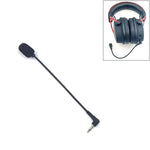 Microphone mono ZJ033MR-03 prise angle 3,5 mm 19 cm pour casque de jeu carte son live, prise angle mono 17 cm