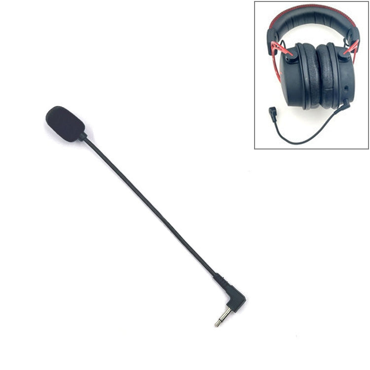 Microphone mono ZJ033MR-03 prise angle 3,5 mm 19 cm pour casque de jeu carte son live, prise angle mono 17 cm