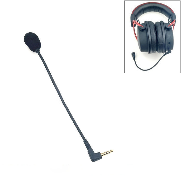 ZJ033MR-03 Casque de jeu avec prise coudée stéréo 3,5 mm de 17 cm, carte son, microphone en direct, prise coudée stéréo de 17 cm