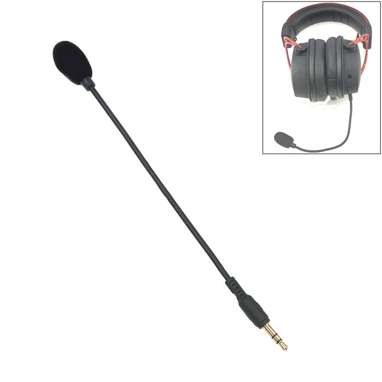 ZJ033MR-03 Casque de jeu avec prise droite stéréo 3,5 mm de 19 cm, carte son, microphone en direct, prise droite stéréo de 19 cm