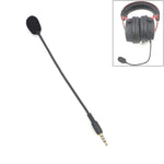 ZJ033MR-03 Casque de jeu avec prise droite 4 niveaux 3,5 mm de 19 cm, carte son, microphone en direct, prise droite 4 niveaux de 19 cm