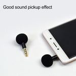 ZJ040MR Microphone mini droit mono 3,5 mm pour téléphone mobile, tablette, ordinateur portable et équipement électronique, mono