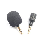 Microphone droit mini ZJ052MR-01 à 4 niveaux, prise 3,5 mm pour téléphone mobile, tablette, console de jeu, 4 niveaux