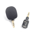 ZJ052MR-01 Microphone mini droit stéréo 3,5 mm pour téléphone mobile, tablette, console de jeu, stéréo