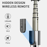 Trépied pliable Bluetooth en alliage d'aluminium L03, bâton de selfie, L03 blanc, L03 noir