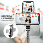 Trépied pliable Bluetooth en alliage d'aluminium L03, bâton de selfie, L03 blanc, L03 noir