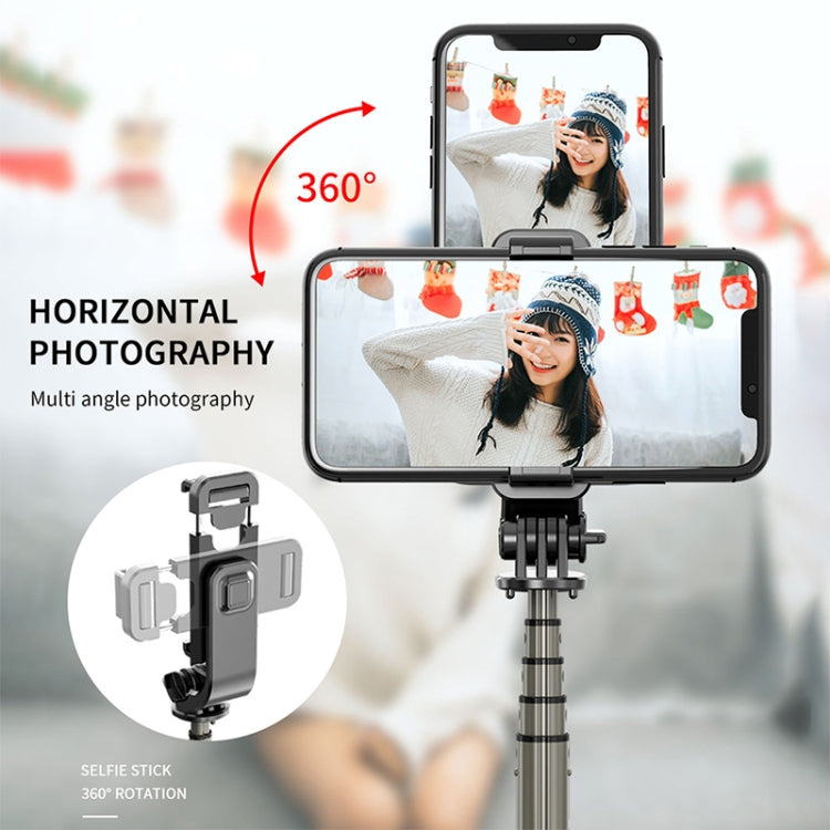 Trépied pliable Bluetooth en alliage d'aluminium L03, bâton de selfie, L03 blanc, L03 noir
