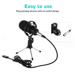 Microphone à condensateur professionnel USB BM-700
