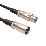 Câble microphone XLR 3 broches mâle vers XLR femelle de 5 m, longueur : 5 m