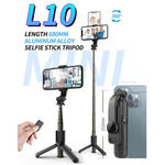 Support téléphone portable L10 Mini Bluetooth Selfie Stick Trépied, L10