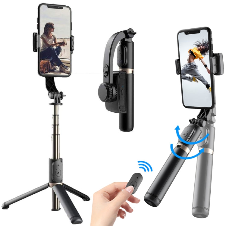 Stabilisateur Gimbal Q08 avec télécommande Bluetooth, trépied et perche à selfie, Q08 (noir), Q08 (blanc)