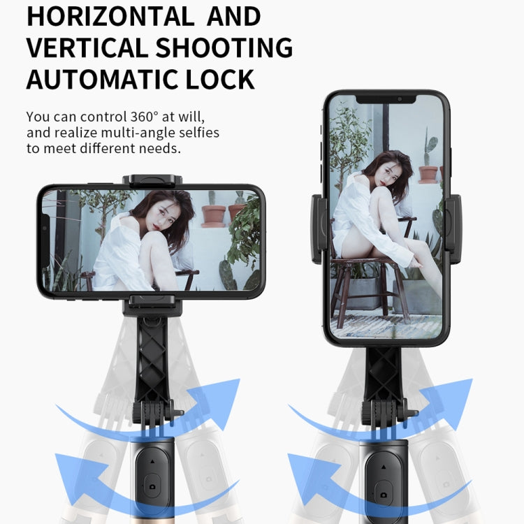 Stabilisateur Gimbal Q08 avec télécommande Bluetooth, trépied et perche à selfie, Q08 (noir), Q08 (blanc)