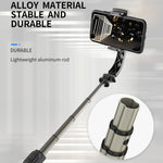 Stabilisateur Gimbal Q08 avec télécommande Bluetooth, trépied et perche à selfie, Q08 (noir), Q08 (blanc)