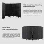 Bouclier d'isolation pour microphone d'enregistrement pliable XTUGA P75, P75