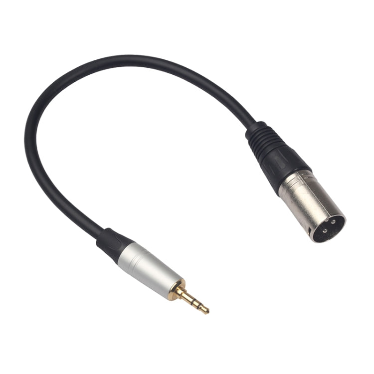 Câble audio TC210KM173 3,5mm mâle vers XLR mâle, longueur : 0,3m, 3,5mm mâle vers XLR mâle