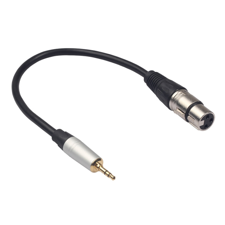 Câble audio TC210KF183 3,5mm mâle vers XLR femelle, longueur : 0,3m, 3,5mm mâle vers XLR femelle