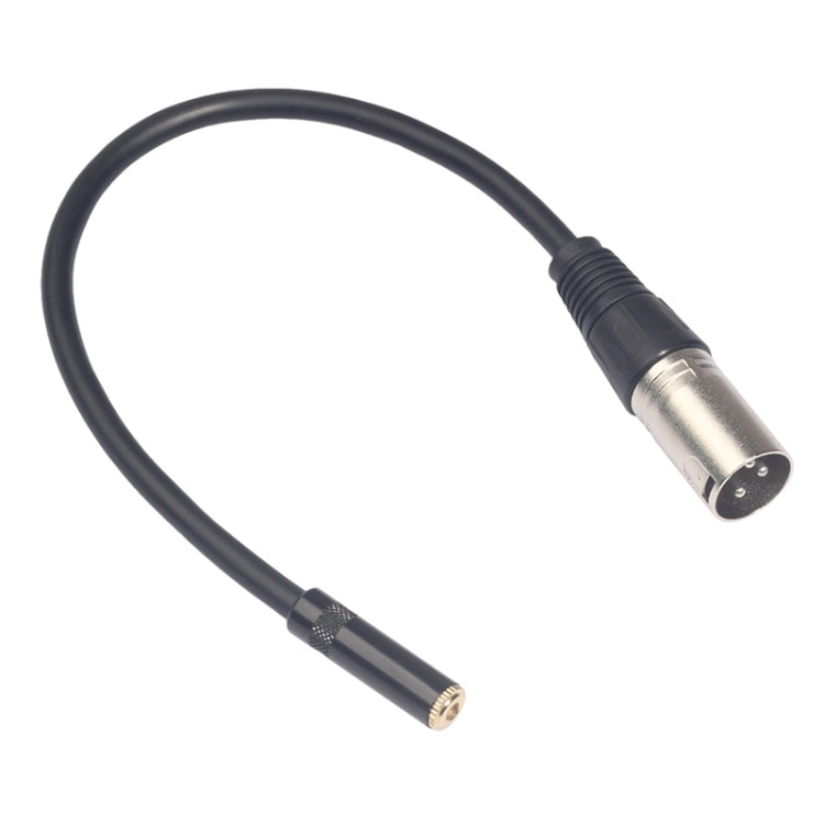 Câble audio TC227K17-03 femelle 3,5mm vers mâle XLR, longueur : 0,3m, femelle 3,5mm vers mâle XLR