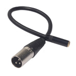 Câble audio TC227K17-03 femelle 3,5mm vers mâle XLR, longueur : 0,3m, femelle 3,5mm vers mâle XLR