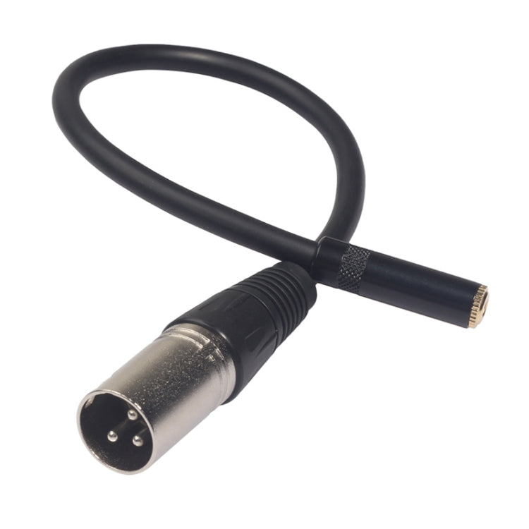 Câble audio TC227K17-03 femelle 3,5mm vers mâle XLR, longueur : 0,3m, femelle 3,5mm vers mâle XLR