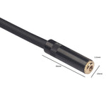 Câble audio TC227K17-03 femelle 3,5mm vers mâle XLR, longueur : 0,3m, femelle 3,5mm vers mâle XLR
