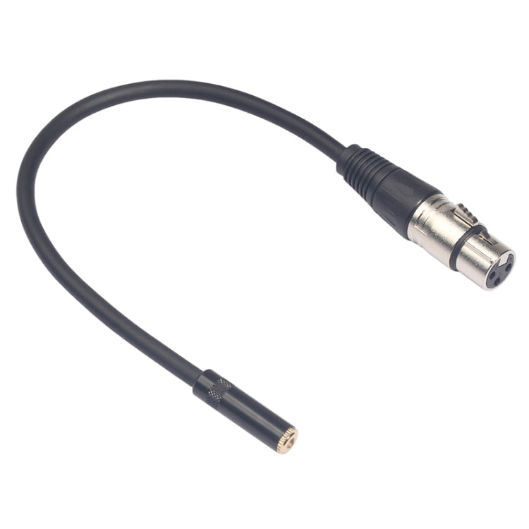 TC227K18-03 Câble audio 3,5 mm femelle vers XLR femelle, Longueur : 0,3 m, 3,5 mm femelle vers XLR femelle