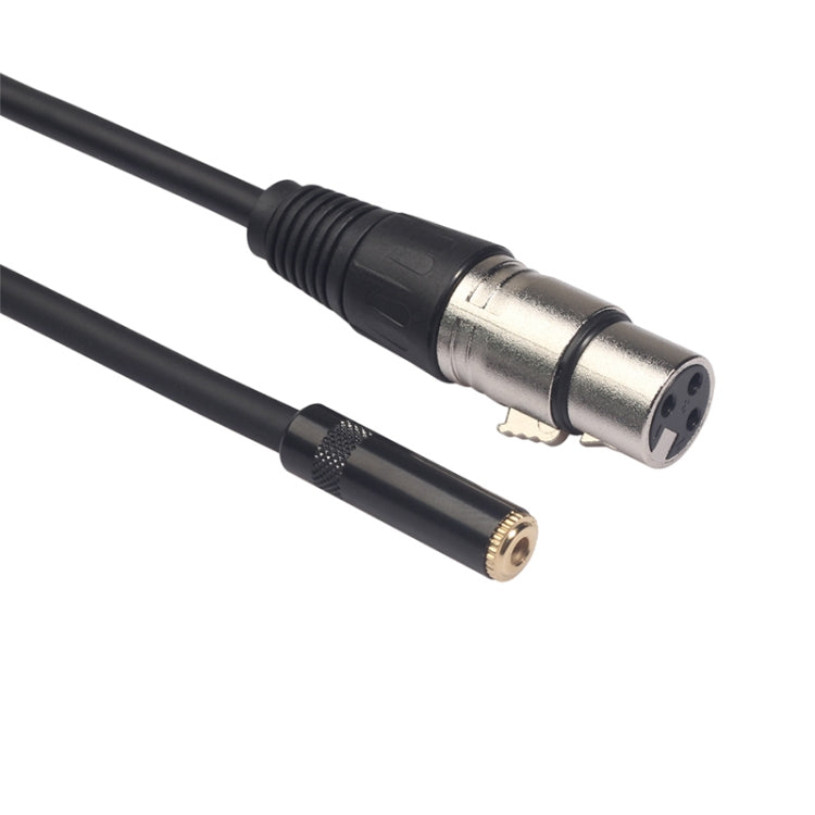 TC227K18-03 Câble audio 3,5 mm femelle vers XLR femelle, Longueur : 0,3 m, 3,5 mm femelle vers XLR femelle