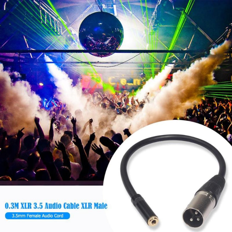 TC227K18-03 Câble audio 3,5 mm femelle vers XLR femelle, Longueur : 0,3 m, 3,5 mm femelle vers XLR femelle