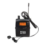 Système de monitoring intra-auriculaire sans fil UHF pour chanteur de scène XTUGA RW2080, récepteur BodyPack unique RW2080