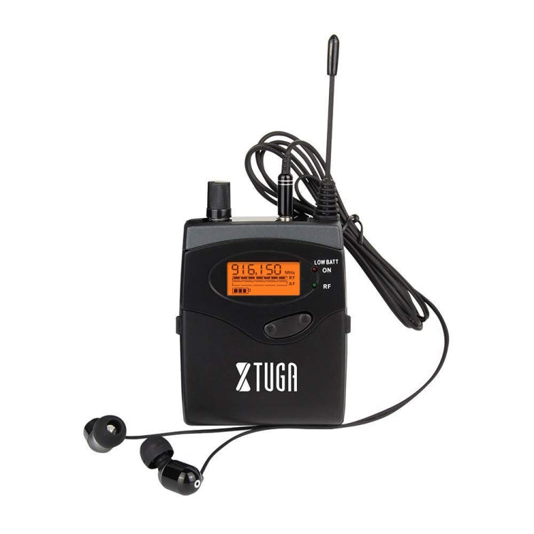 Système de monitoring intra-auriculaire sans fil UHF pour chanteur de scène XTUGA RW2080, récepteur BodyPack unique RW2080