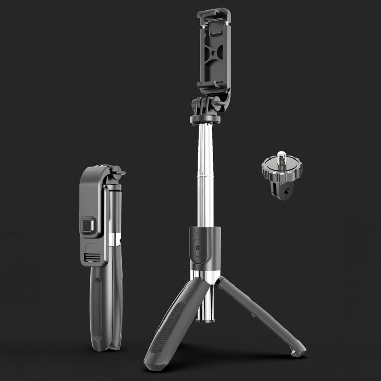 Perche trépied selfie Bluetooth multifonction réglable L02 100 cm avec retardateur