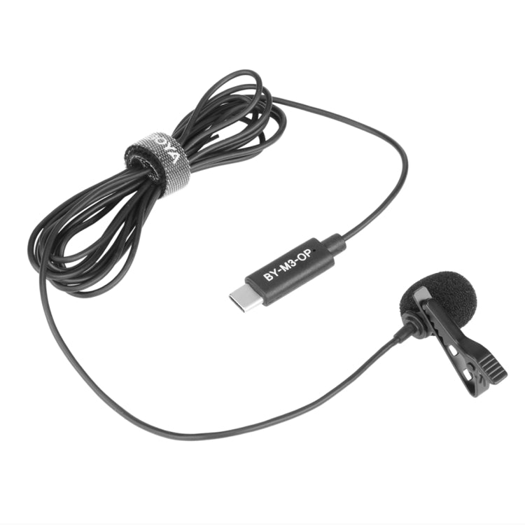 BOYA BY-M3-OP Microphone lavalier numérique clip-on pour DJI OSMO Pocket, BY-M3-OP