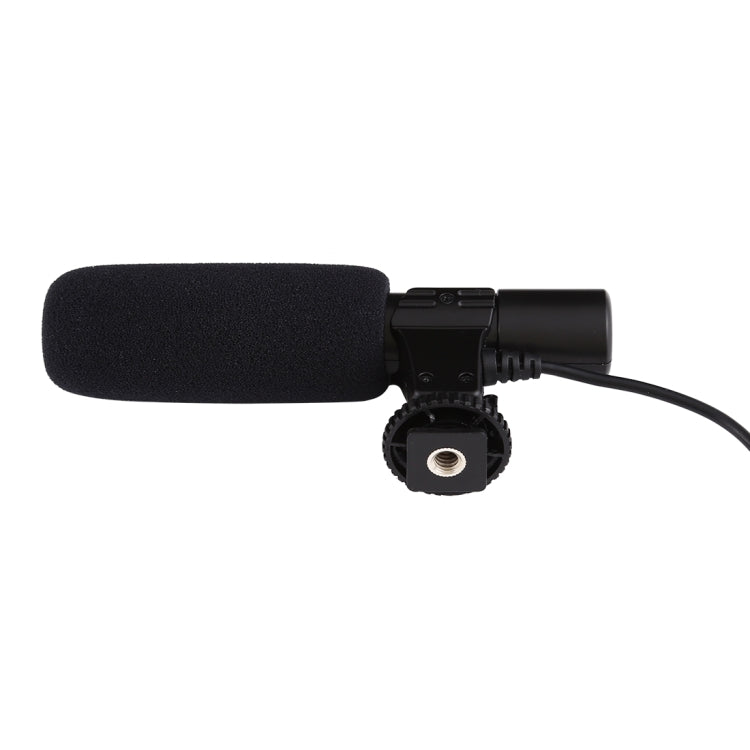 MIC-02 Microphone stéréo clair à taux de 30-18000Hz pour smartphone, longueur du câble : 28 cm