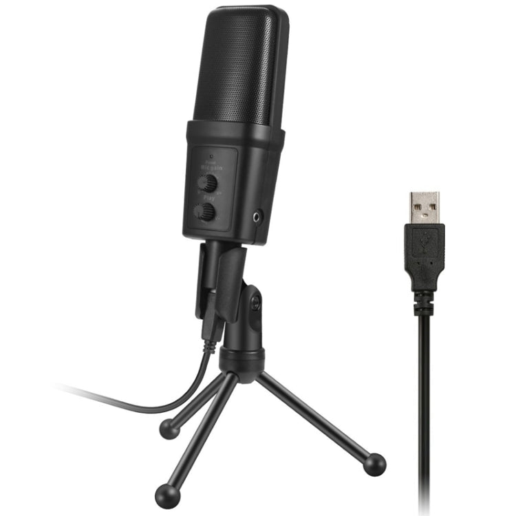 Microphone professionnel à condensateur Yanmai SF-970 avec support trépied et câble USB, longueur du câble : 1,8 m