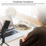 Microphone professionnel à condensateur Yanmai SF-970 avec support trépied et câble USB, longueur du câble : 1,8 m