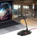 Microphone de jeu capacitif G55 avec indicateur LED