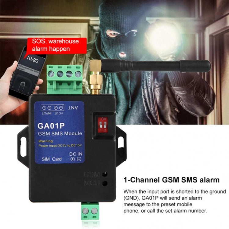 Module d'alarme téléphone GSM SMS intelligent mini GA01P, GA01P