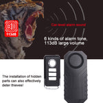 KS-SF22R IP55 Waterproof Wireless 113dB Vibration Burglar Sensor Alarm with Remote Control for Vehicle / Bicycle / Electric Bicycle, KS-SF22R